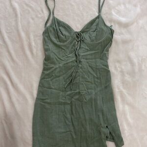 La Hearts Sage Green Dress